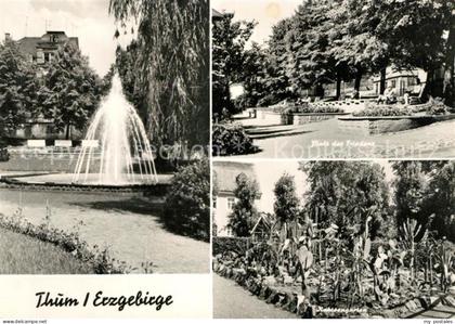 Thum Erzgebirge Platz des Friedens Kakteengarten