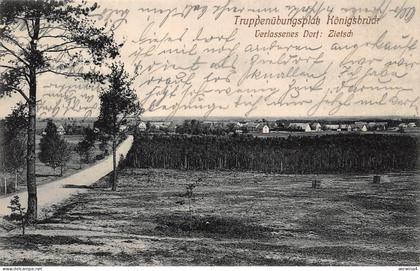 Truppenübungsplatz Königsbrück Verlassenes Dorf Zietsch AK 1912