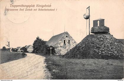 Truppenübungsplatz Königsbrück Verlassenes Dorf Zietsch Postkarte AK 1912