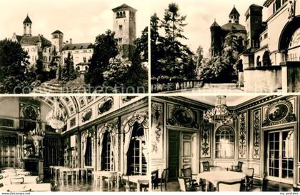 Waldenburg Sachsen Ehem Schloss jetzt Sanatorium Speisesaal