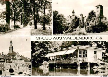 Waldenburg Sachsen Eichenalle Schloss Rathaus Gruenefelder Park Gaststaette Park