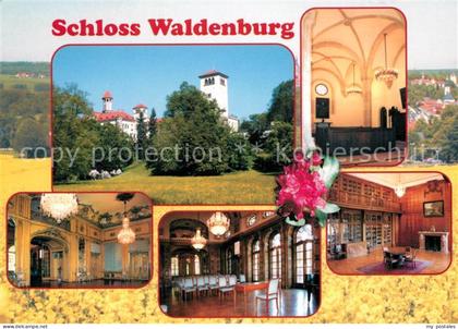 Waldenburg Sachsen Schloss Waldenburg Kapelle Saal Schlossbibliothek