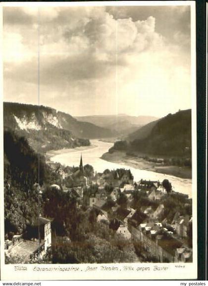 Wehlen Sachsen Wehlen Bastei ungelaufen ca. 1965