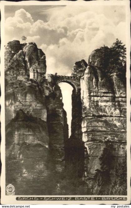 Wehlen Sachsen Wehlen [Stempelabschlag] Bastei Bruecke