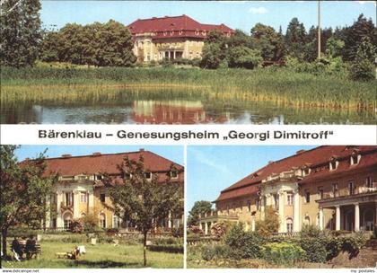 Baerenklau Niederlausitz Genesungsheim Georgi Dimitroff