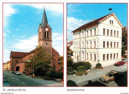 Schifferstadt Sankt Jakobus Kirche Stadtbibliothek
