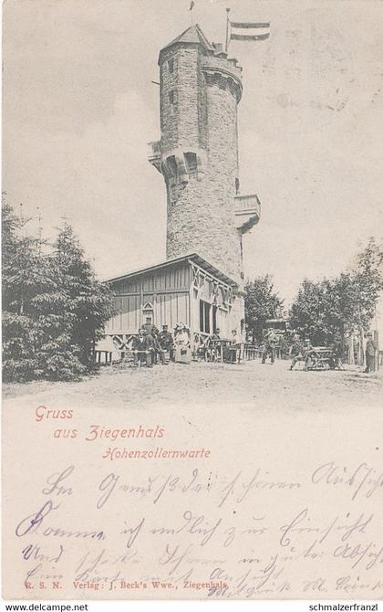 AK Bad Ziegenhals Glucholazy Hohenzollernwarte Baude Turm Holzbergbaude Schönwalde Dürr Kunzendorf Langendorf Niklasdorf