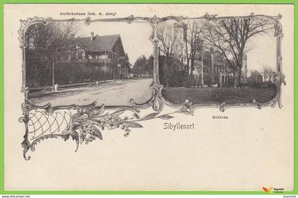 voyo SZCZODRE (SIBYLLENORT i. Schl.) Hofbräuhaus / Schloss 1900s Unsed