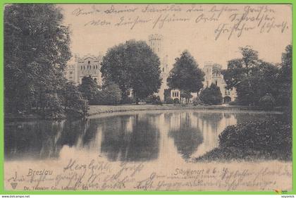 voyo SZCZODRE (SIBYLLENORT i. Schl.) Schloß 1903 Postal Used Bahn Post