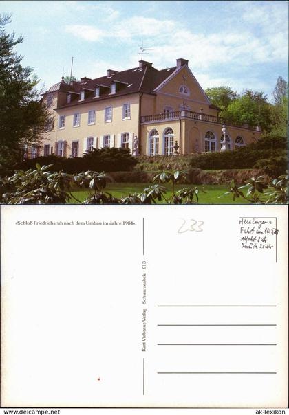 Ansichtskarte Friedrichsruh Schloß Friedrichsruh nach dem Umbau 1984