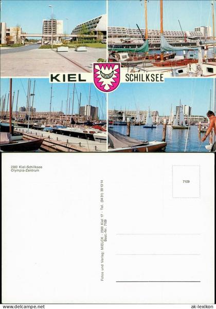 Ansichtskarte Kiel Olympia-Zentrum 1975