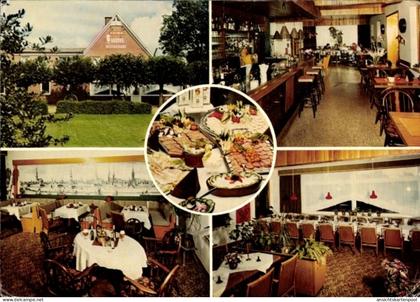CPA Norderstedt in Schleswig-Holstein, Hotel, Restaurant, Gutbürgerliche Küche, Innenansicht, Buf