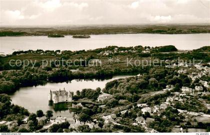Gluecksburg Ostseebad Fliegeraufnahme mit Schloss Gluecksburg