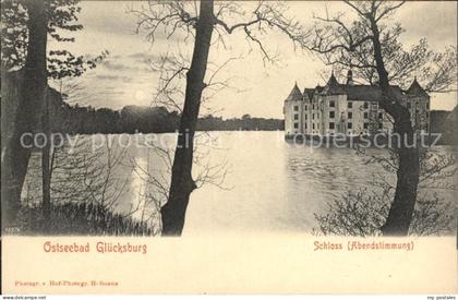 Gluecksburg Ostseebad Schloss Gluecksburg Abendstimmung