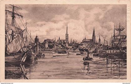 Luebeck Hafeneinfahrt II. Kat. Luebeck