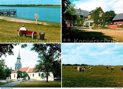 Lunden Holstein Strand Gasthaus Kirche Viehweide