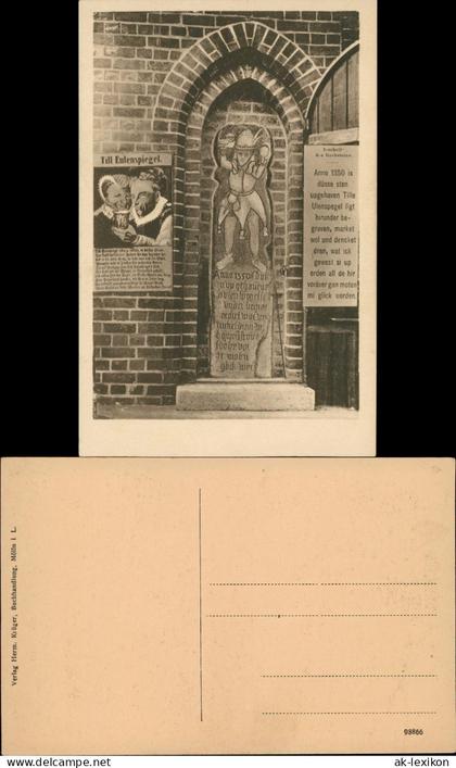 Mölln (Schleswig-Holstein) Till Eulenspiegel. Denkmal Plakate 1934