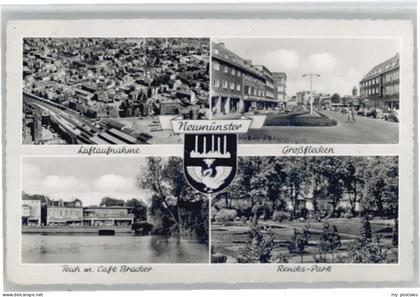 Neumuenster Schleswig-Holstein Neumuenster Grossflecken Cafe Bracker Rencks Park