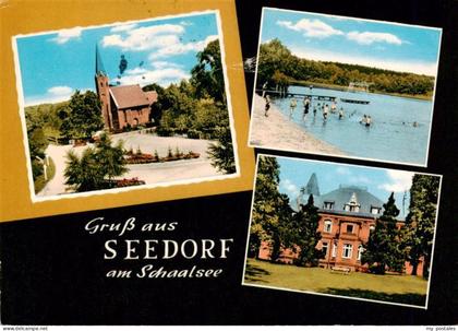 Seedorf Schaalsee Kirche Strandpartie Schloss