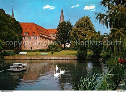 Schluechtern Ehem Benediktinerkloster Schwanenteich