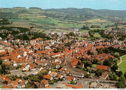 Schluechtern Fliegeraufnahme mit Vogelsberg
