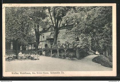 AK Schmölln /Th., Café Waldhaus