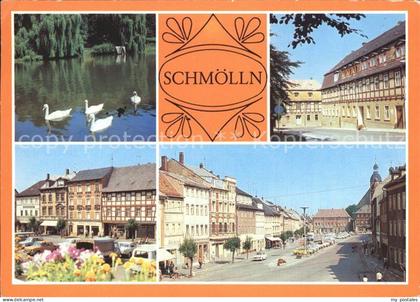 Schmoelln Thueringen Brauereiteich Stadtmotiv