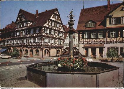 Schorndorf Wuerttemberg Markt Brunnen