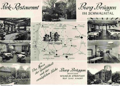 Schwalmtal Niederrhein Park Restaurant Burg Brueggen Gastraeume Burgturm