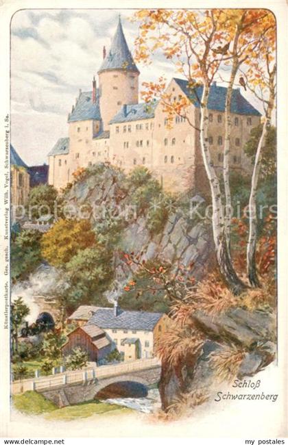 Schwarzenberg Erzgebirge Schloss Schwarzenberg