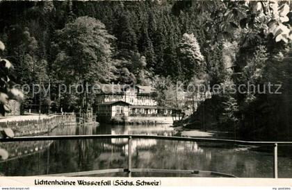 Lichtenhain Sebnitz Lichtenhainer Wasserfall Gaststaette Saechsische Schweiz