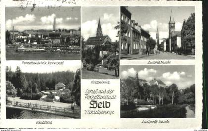 Selb Fabrik Bad Schule x 1956
