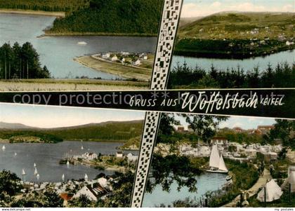 Woffelsbach Simmerath Teilansichten mit Rursee und Campingplatz