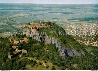 Singen Hohentwiel Burgruine Hohentwiel Fliegeraufnahme