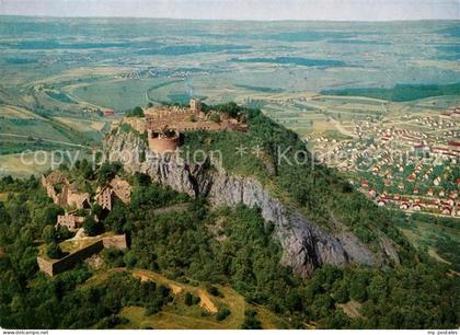 Singen Hohentwiel Burgruine Hohentwiel Fliegeraufnahme