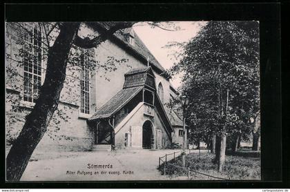 AK Sömmerda, Alter Aufgang an der evangelischen Kirche