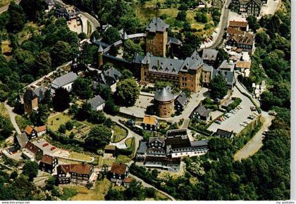 Burg Wupper Fliegeraufnahme mit Schloss Burg