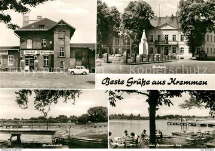 Kremmen Bahnhof Rathaus Badeanstalt Kremmener See