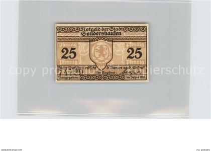 Sondershausen Thueringen 25 Pfennig
