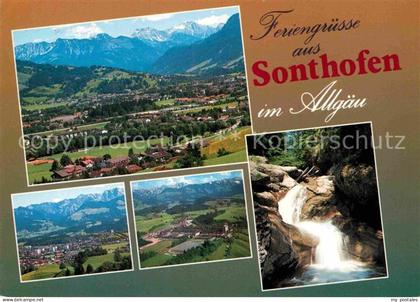 Sonthofen Oberallgaeu Fliegeraufnahme