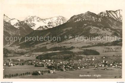 Sonthofen Oberallgaeu Panorama