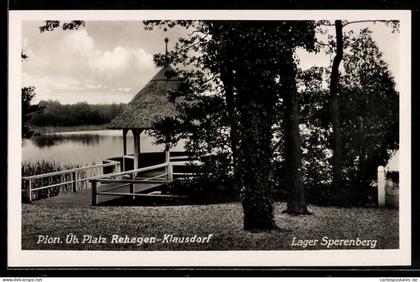 AK Sperenberg, Lager, Pion. Üb. Platz Rehagen-Klausdorf