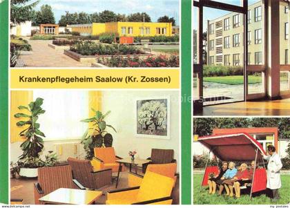 Saalow Mellensee Zossen Brandenburg Krankenpflegeheim Pflegeheim Aussenanlage Ga