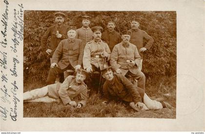 Stassfurt Gruppenfoto Soldaten Feldpost