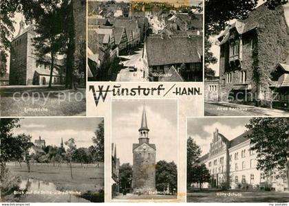 Wunstorf Kirche Hauptstrasse Schule Rathaus
