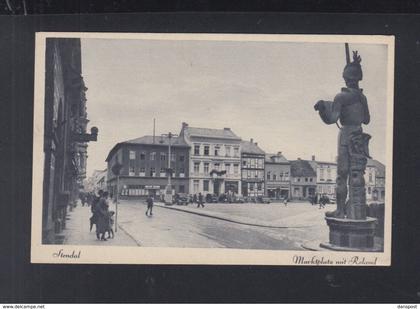 Dt. Reich AK Stendal Marktplatz