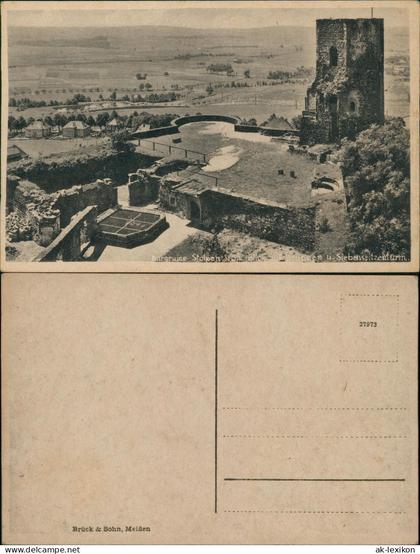 Ansichtskarte Stolpen Burg Stolpen Siebenspitzen-Turm 1920