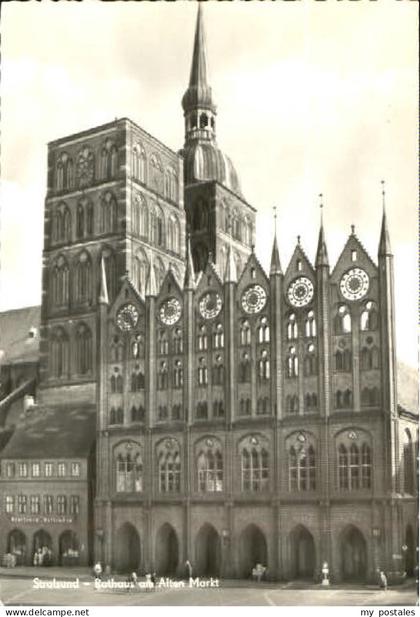 Stralsund Mecklenburg Vorpommern Stralsund Rathaus  x 1964