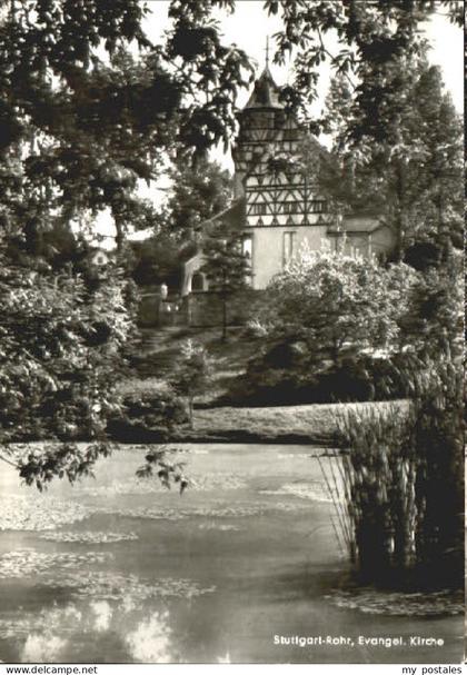 Rohr Stuttgart Stuttgart-Rohr Kirche x 1964