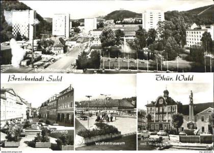 Suhl Thueringer Wald Suhl Platz Museum Rathaus